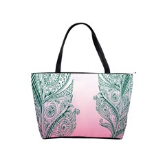 Toggle The Widget Bar Leaf Green Pink Shoulder Handbags by Mariart