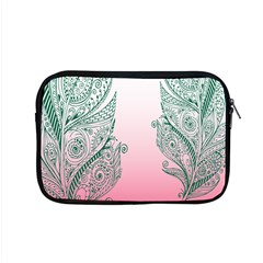 Toggle The Widget Bar Leaf Green Pink Apple Macbook Pro 15  Zipper Case by Mariart