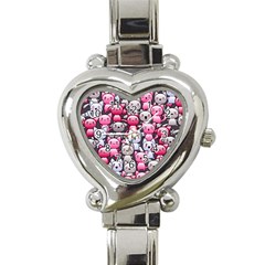 Cute Doodle Wallpaper Cute Kawaii Doodle Cats Heart Italian Charm Watch by Nexatart