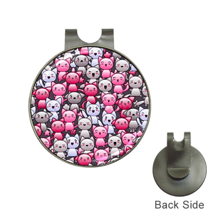 Cute Doodle Wallpaper Cute Kawaii Doodle Cats Hat Clips with Golf Markers