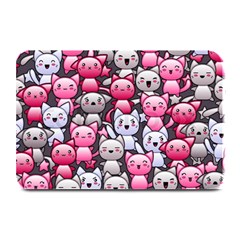 Cute Doodle Wallpaper Cute Kawaii Doodle Cats Plate Mats by Nexatart