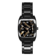 Kawaii Wallpaper Pattern Stainless Steel Barrel Watch by Nexatart