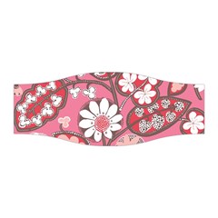 Pink Flower Pattern Stretchable Headband by Nexatart