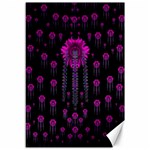 Wonderful Jungle Flowers In The Dark Canvas 12  x 18   11.88 x17.36  Canvas - 1