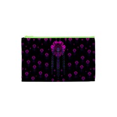 Wonderful Jungle Flowers In The Dark Cosmetic Bag (XS)