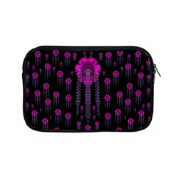 Wonderful Jungle Flowers In The Dark Apple Macbook Pro 13  Zipper Case by pepitasart