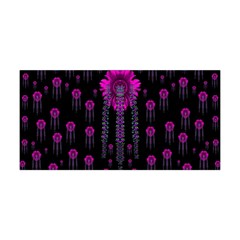 Wonderful Jungle Flowers In The Dark Yoga Headband