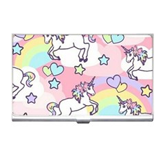 Unicorn Rainbow Business Card Holders by Nexatart