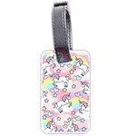 Unicorn Rainbow Luggage Tags (Two Sides) Back