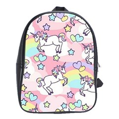 Unicorn Rainbow School Bags (xl)  by Nexatart