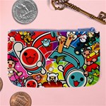 Cute Doodles Wallpaper Background Large Coin Purse Back