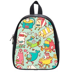 Summer Up Pattern School Bags (small)  by Nexatart