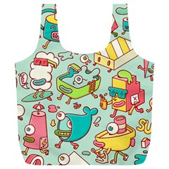 Summer Up Pattern Full Print Recycle Bags (l)  by Nexatart