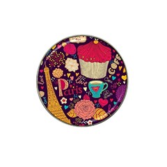 Cute Colorful Doodles Colorful Cute Doodle Paris Hat Clip Ball Marker (4 Pack) by Nexatart