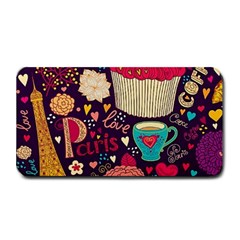 Cute Colorful Doodles Colorful Cute Doodle Paris Medium Bar Mats by Nexatart