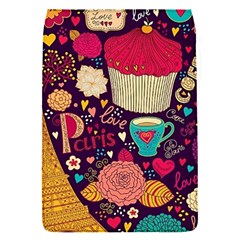 Cute Colorful Doodles Colorful Cute Doodle Paris Flap Covers (s)  by Nexatart