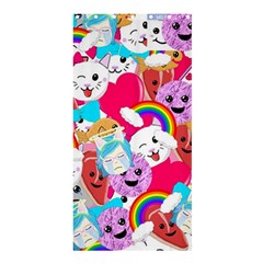 Cute Cartoon Pattern Shower Curtain 36  X 72  (stall)  by Nexatart