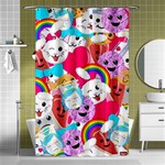 Cute Cartoon Pattern Shower Curtain 48  x 72  (Small)  Curtain(48  X 72 ) - 42.18 x64.8  Curtain(48  X 72 )