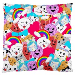 Cute Cartoon Pattern Standard Flano Cushion Case (one Side) by Nexatart