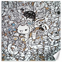 Cute Doodles Canvas 12  X 12   by Nexatart