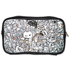 Cute Doodles Toiletries Bags 2-side by Nexatart