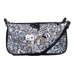 Cute Doodles Shoulder Clutch Bags by Nexatart