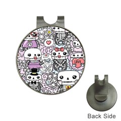 Kawaii Graffiti And Cute Doodles Hat Clips With Golf Markers by Nexatart