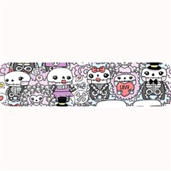 Kawaii Graffiti And Cute Doodles Large Bar Mats by Nexatart