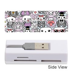 Kawaii Graffiti And Cute Doodles Memory Card Reader (stick)  by Nexatart