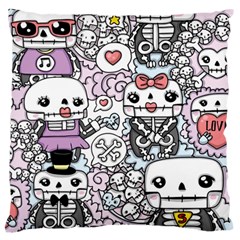 Kawaii Graffiti And Cute Doodles Large Cushion Case (one Side) by Nexatart