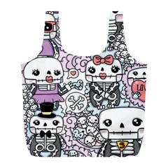 Kawaii Graffiti And Cute Doodles Full Print Recycle Bags (l)  by Nexatart