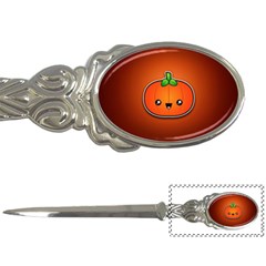 Simple Orange Pumpkin Cute Halloween Letter Openers by Nexatart