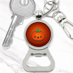 Simple Orange Pumpkin Cute Halloween Button Necklaces by Nexatart