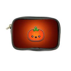 Simple Orange Pumpkin Cute Halloween Coin Purse by Nexatart