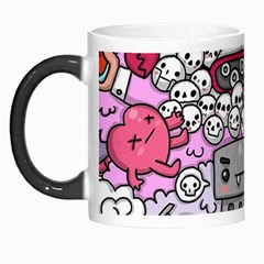 0 Sad War Kawaii Doodle Morph Mugs by Nexatart