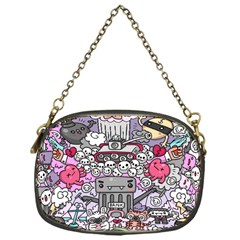 0 Sad War Kawaii Doodle Chain Purses (one Side)  by Nexatart