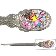 Beautiful Colorful Doodle Letter Openers by Nexatart