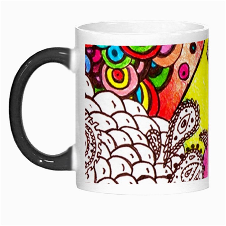 Beautiful Colorful Doodle Morph Mugs