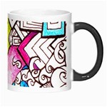 Beautiful Colorful Doodle Morph Mugs Right