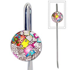 Beautiful Colorful Doodle Book Mark by Nexatart