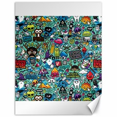 Colorful Drawings Pattern Canvas 18  X 24   by Nexatart