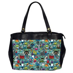 Colorful Drawings Pattern Office Handbags (2 Sides)  by Nexatart