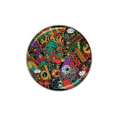 Monsters Colorful Doodle Hat Clip Ball Marker by Nexatart