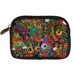 Monsters Colorful Doodle Digital Camera Cases by Nexatart