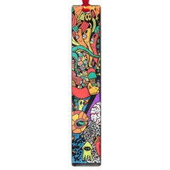 Monsters Colorful Doodle Large Book Marks by Nexatart