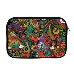 Monsters Colorful Doodle Apple Macbook Pro 17  Zipper Case by Nexatart