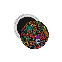 Monsters Colorful Doodle 1 75  Magnets by Nexatart