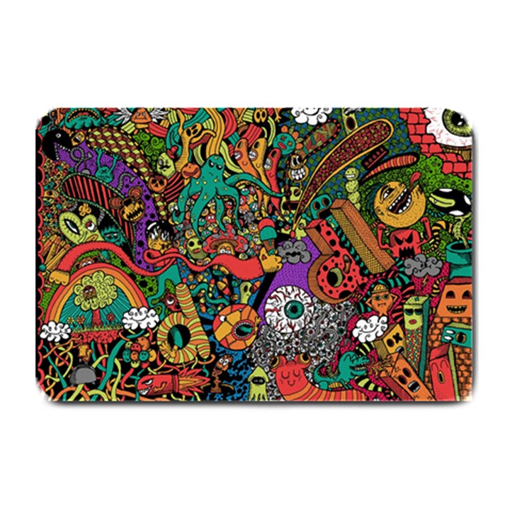 Monsters Colorful Doodle Plate Mats