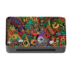 Monsters Colorful Doodle Memory Card Reader With Cf by Nexatart