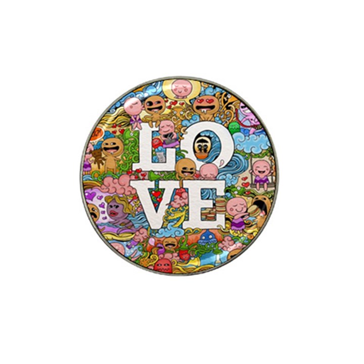 Doodle Art Love Doodles Hat Clip Ball Marker